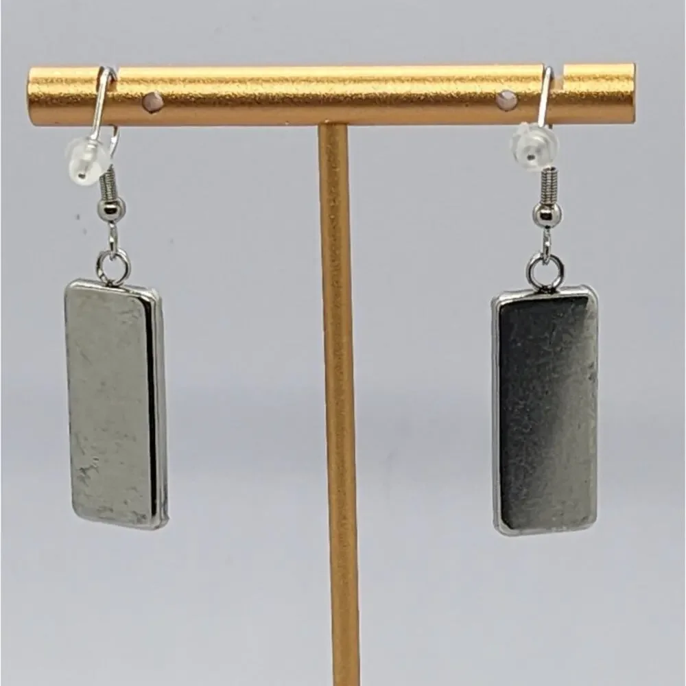 Glass Giraffe Dangle Earrings Cute Baby Jungle Animal Stainless Steel Wires